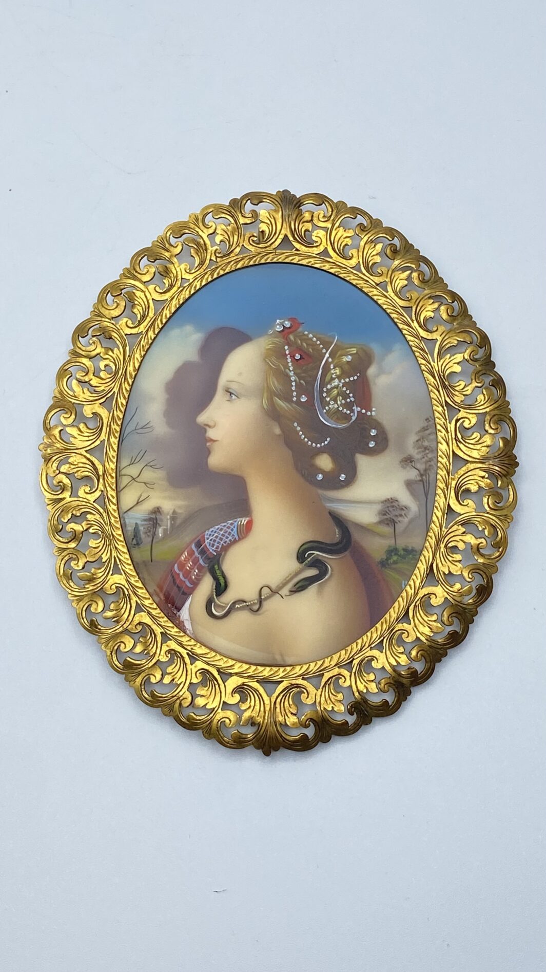 PIETRO DI COSIMO D’APRÈS SIMONETTA VESPUCCI SU CELLULOIDE. EPOCA FINE XIX sec. - immagine 3