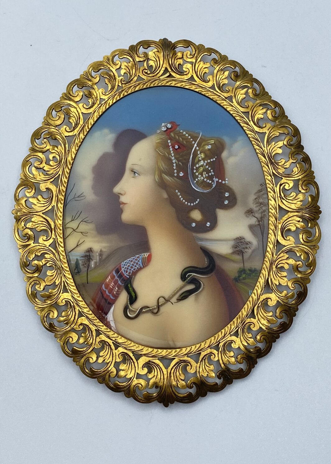PIETRO DI COSIMO D’APRÈS SIMONETTA VESPUCCI SU CELLULOIDE. EPOCA FINE XIX sec.