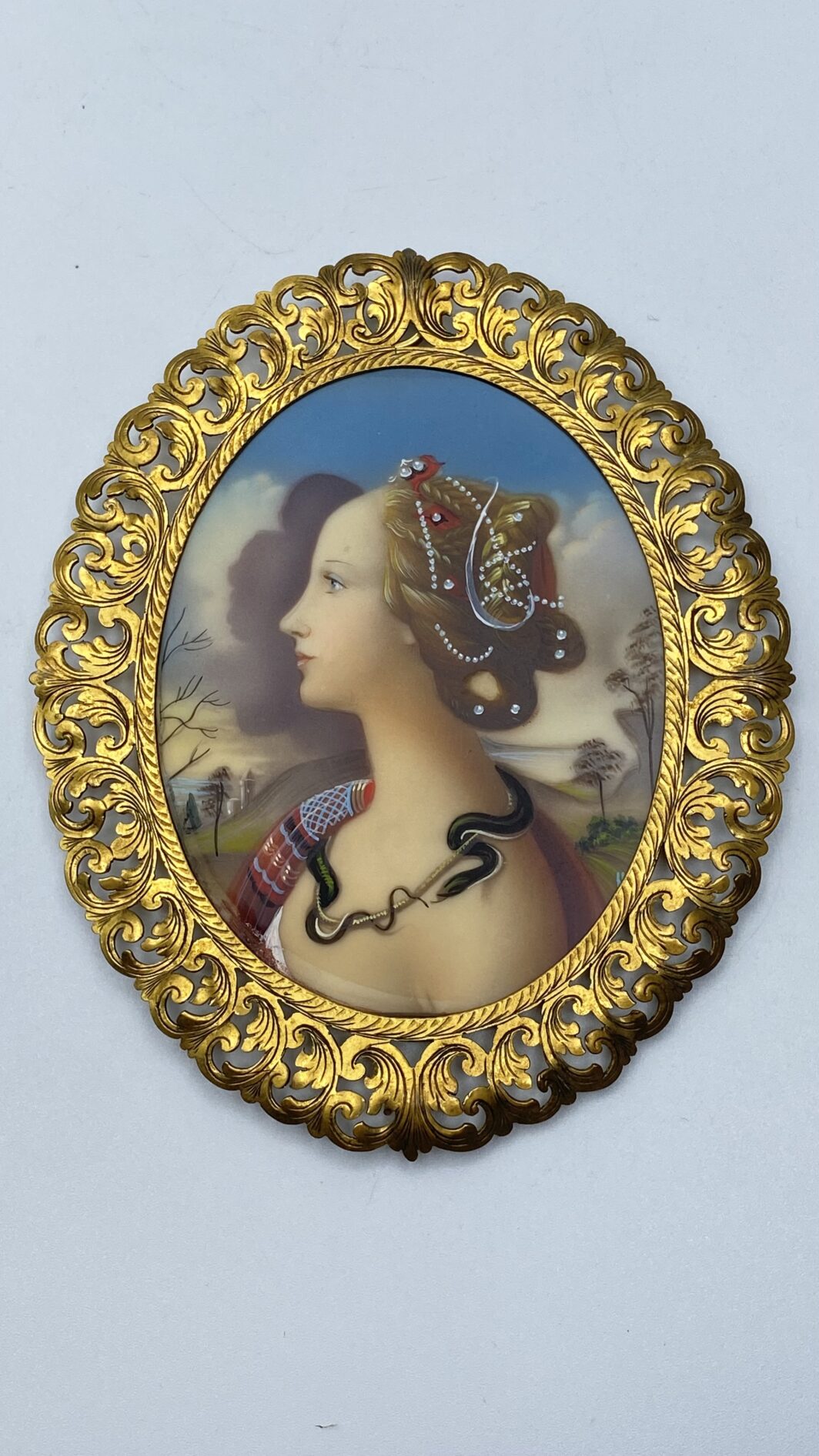 PIETRO DI COSIMO D’APRÈS SIMONETTA VESPUCCI SU CELLULOIDE. EPOCA FINE XIX sec.