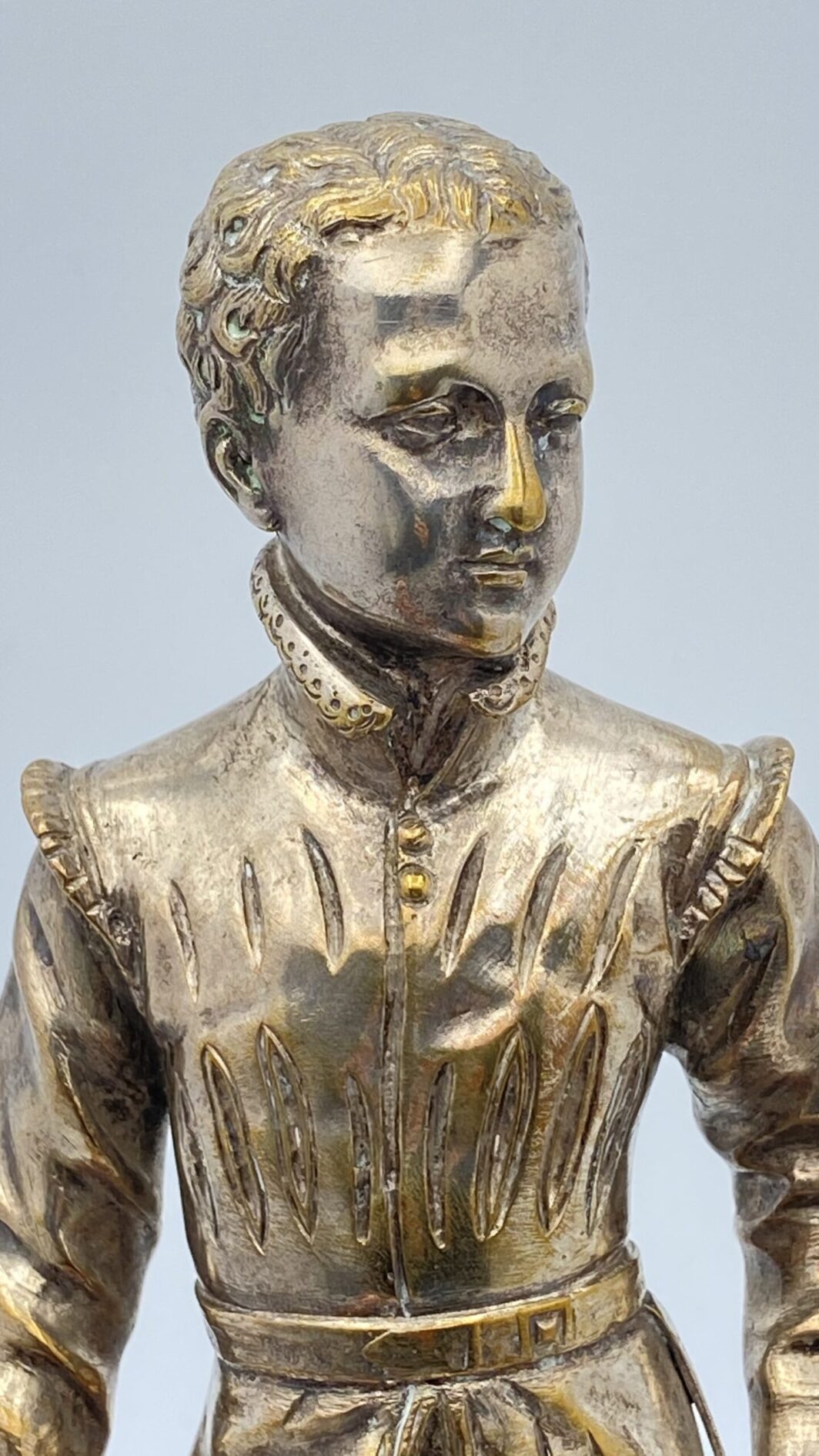 D’APRÈS FRANÇOIS JOSEPH BOSIO. GIOVANE ENRICO IV IN BRONZO ARGENTATO - immagine 38