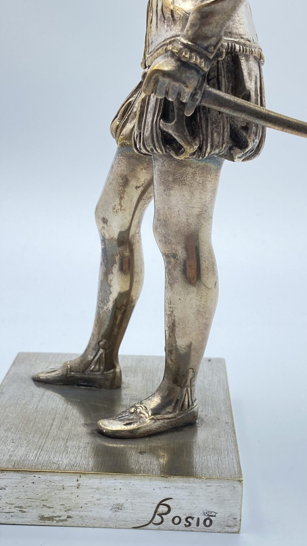 D’APRÈS FRANÇOIS JOSEPH BOSIO. GIOVANE ENRICO IV IN BRONZO ARGENTATO - immagine 36