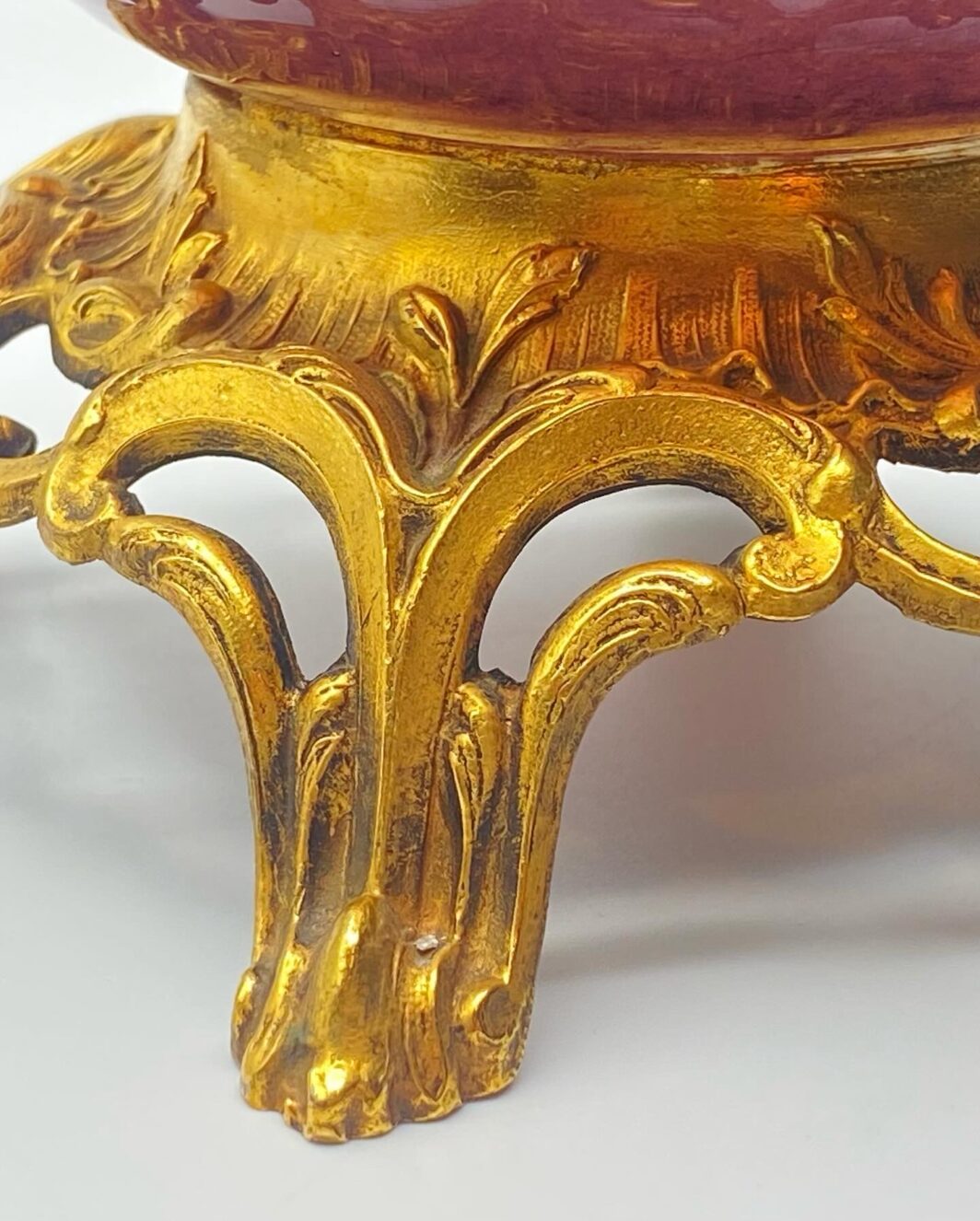 LEGRAS(1839-1916). VASO ART NOUVEAU CON DECORAZIONE A SMALTO CON ROSE CANINE. - immagine 7