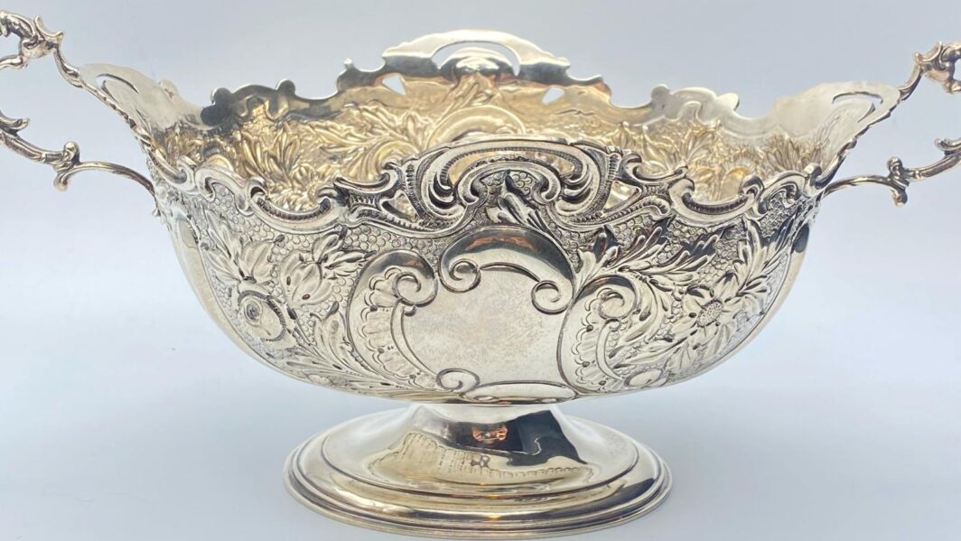 CENTROTAVOLA IN ARGENTO. CITTA' DI BIRMINGHAM, ANNO 1901 - immagine 11