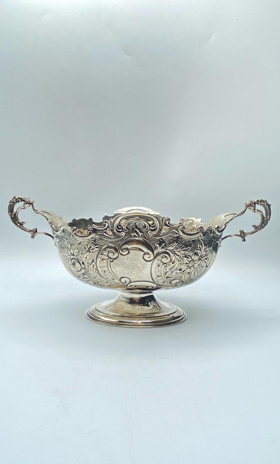 CENTROTAVOLA IN ARGENTO. CITTA' DI BIRMINGHAM, ANNO 1901
