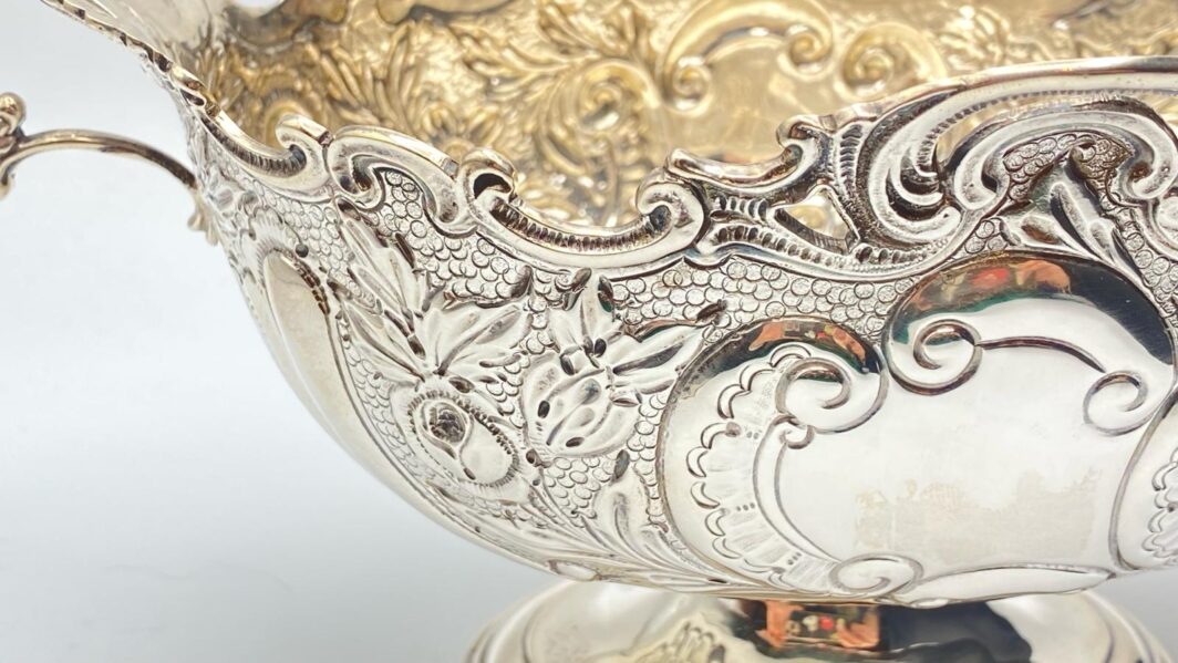 CENTROTAVOLA IN ARGENTO. CITTA' DI BIRMINGHAM, ANNO 1901 - immagine 6