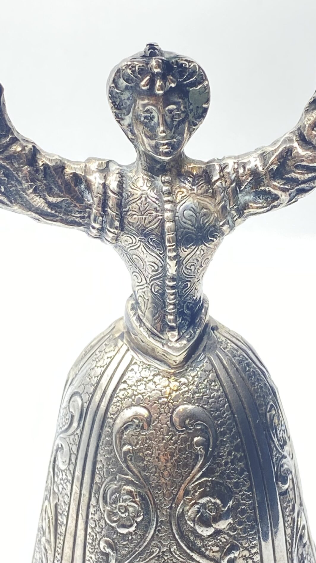 GRANDE COPPA DELL’AMORE IN ARGENTO. AUSTRIA UNGHERIA 1760 ca. - immagine 16