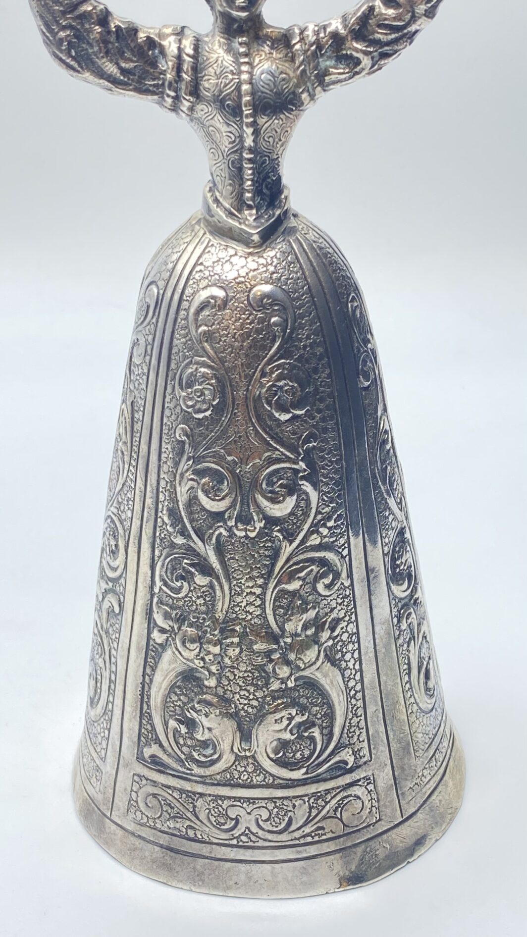 GRANDE COPPA DELL’AMORE IN ARGENTO. AUSTRIA UNGHERIA 1760 ca. - immagine 15