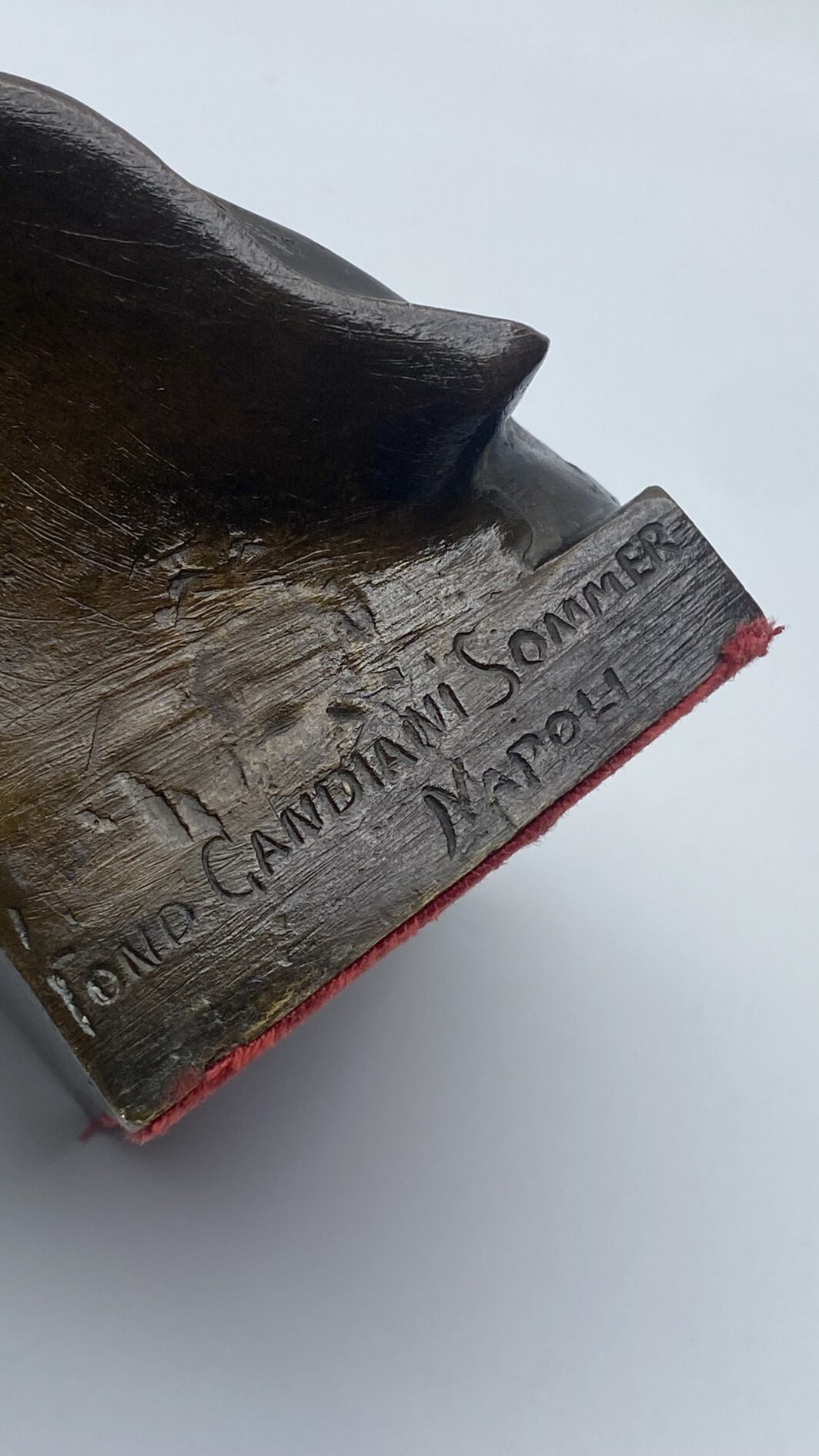 MEZZOBUSTO IN BRONZO, RITRATTO DI PAPA PIO XI. FONDERIE CANDIANI SOMMERS, 1925/1930 - immagine 9