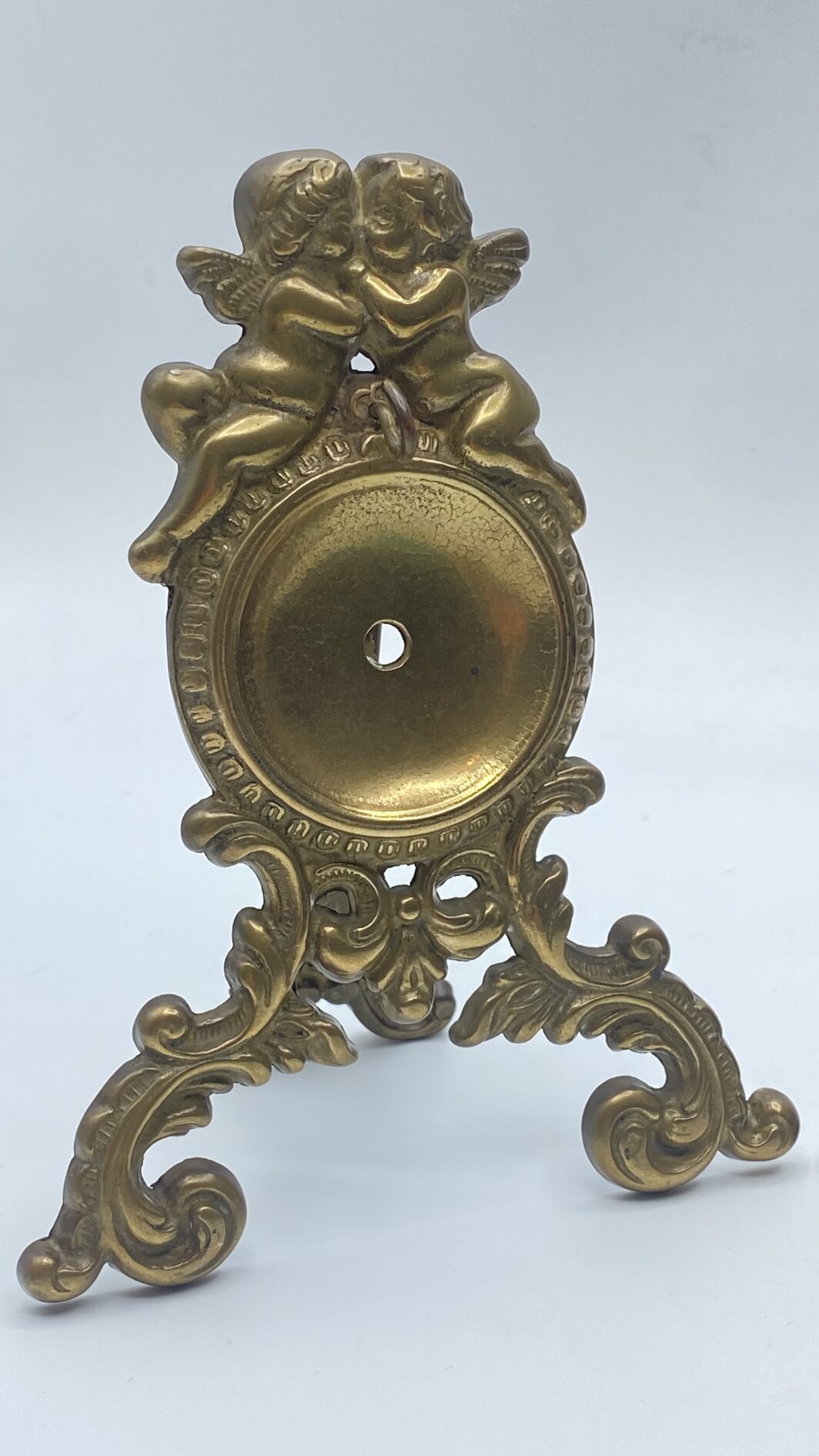 PAIO DI PORTAOROLOGI DA TASCHINO, PER COMODINO O SCRITTOIO, IN BRONZO DORATO. FRANCIA, XIX sec. - immagine 4