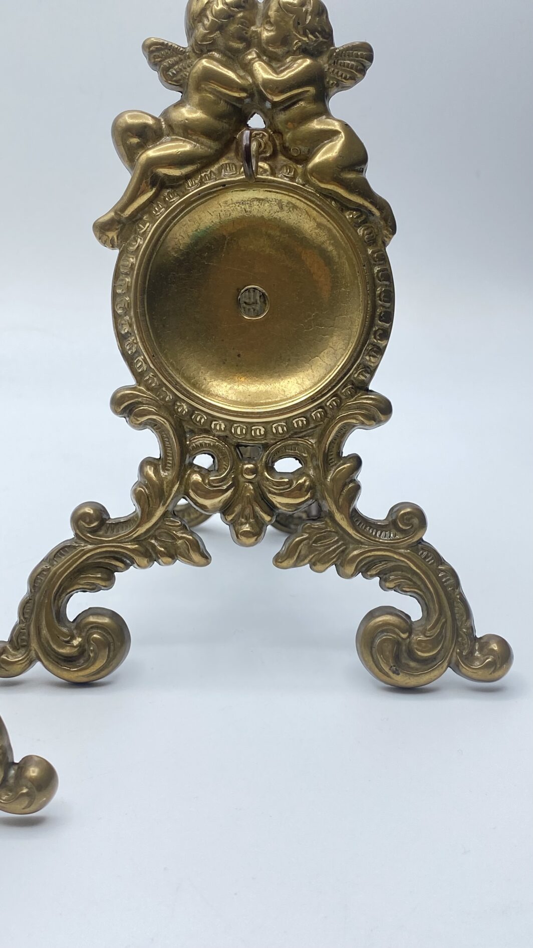 PAIO DI PORTAOROLOGI DA TASCHINO, PER COMODINO O SCRITTOIO, IN BRONZO DORATO. FRANCIA, XIX sec. - immagine 11