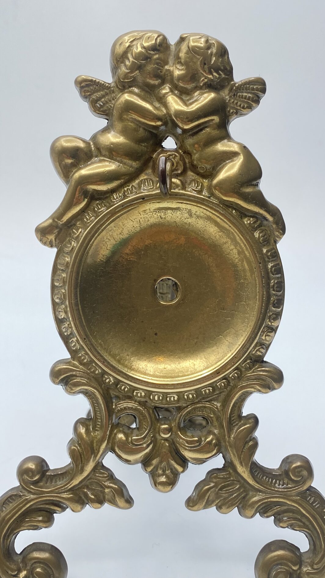 PAIO DI PORTAOROLOGI DA TASCHINO, PER COMODINO O SCRITTOIO, IN BRONZO DORATO. FRANCIA, XIX sec. - immagine 9