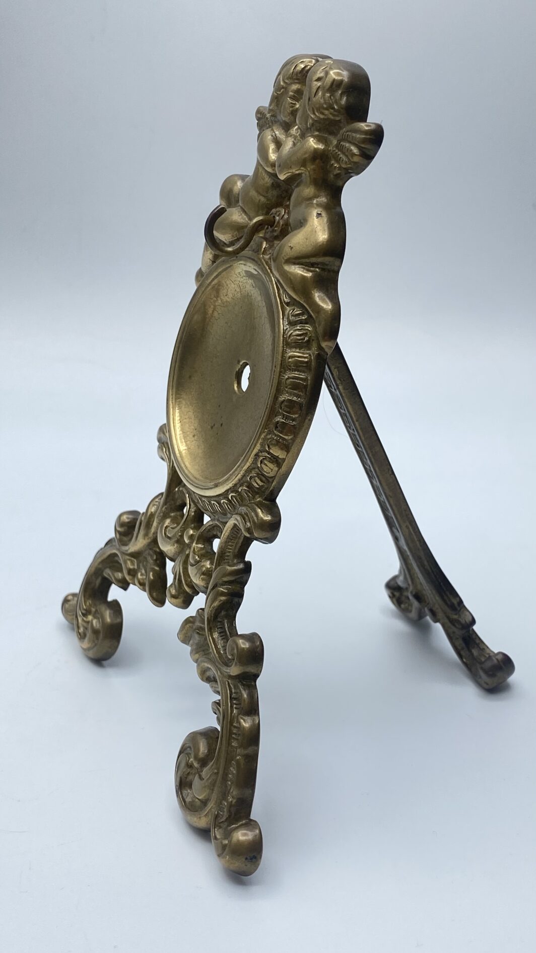 PAIO DI PORTAOROLOGI DA TASCHINO, PER COMODINO O SCRITTOIO, IN BRONZO DORATO. FRANCIA, XIX sec. - immagine 15