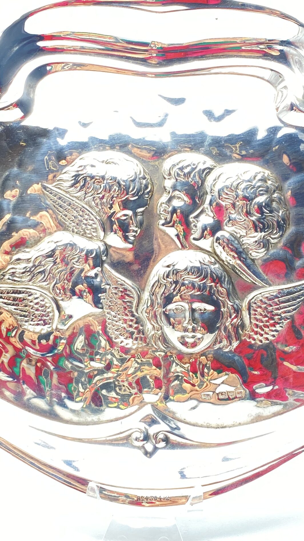 VASSOIO DA POSTA  LIBERTY IN ARGENTO. CITTÀ DI CHESTER, ANNO 1905 - immagine 3