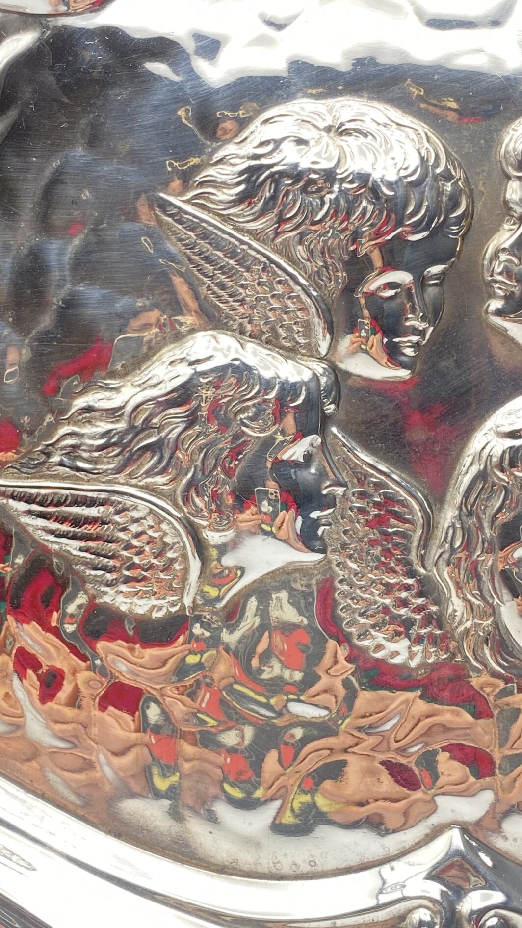 VASSOIO DA POSTA  LIBERTY IN ARGENTO. CITTÀ DI CHESTER, ANNO 1905 - immagine 5