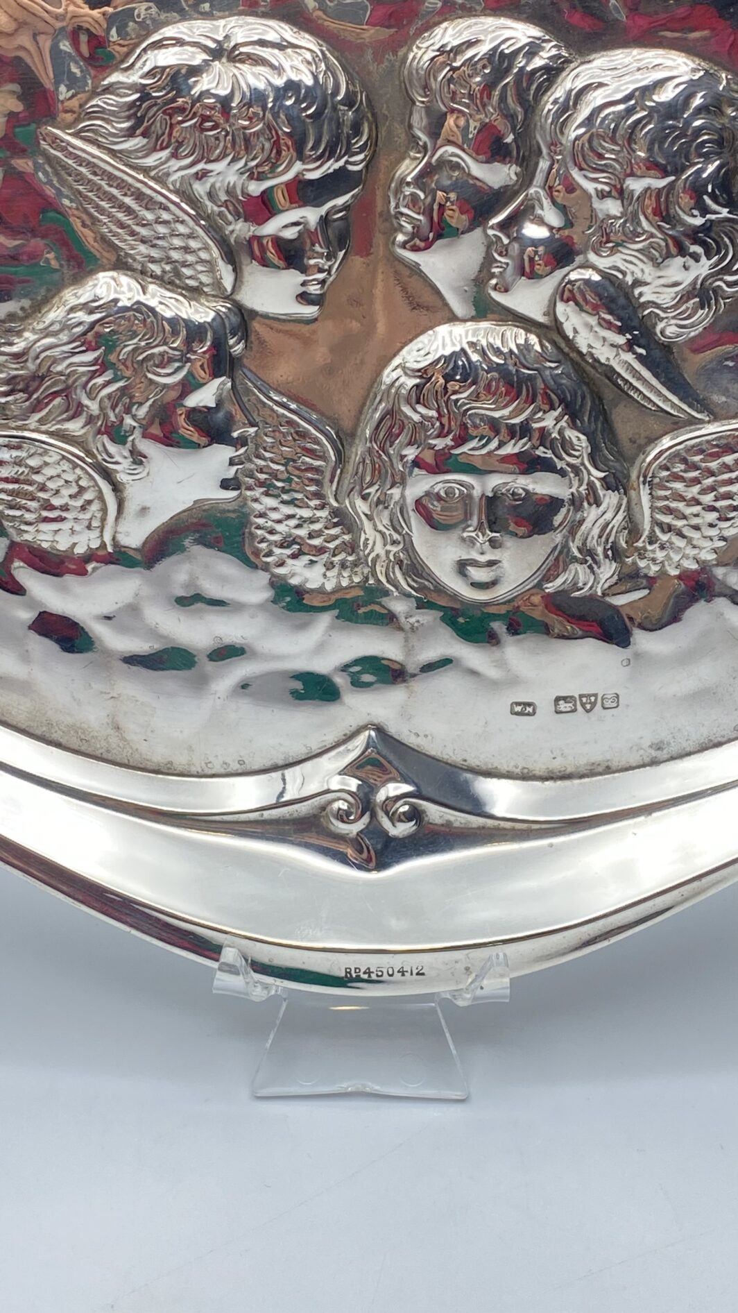 VASSOIO DA POSTA  LIBERTY IN ARGENTO. CITTÀ DI CHESTER, ANNO 1905 - immagine 10