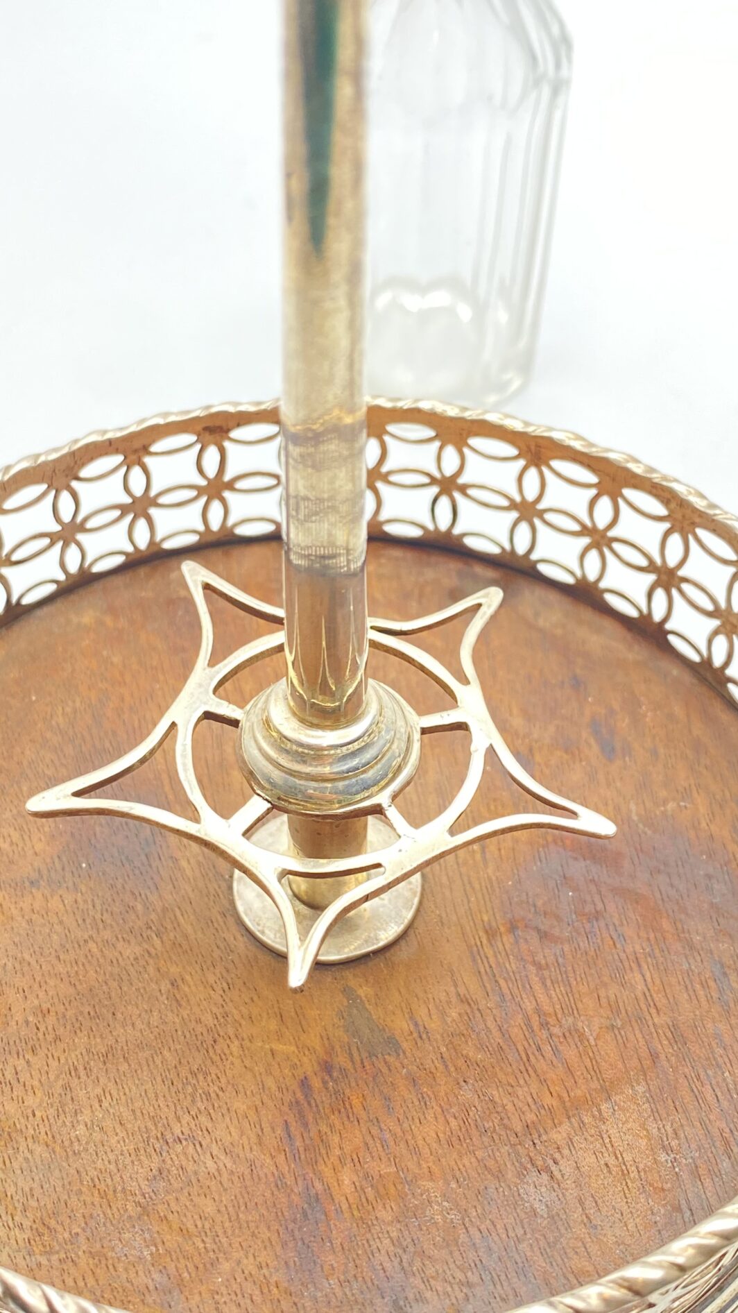 ANTICHISSIMA CRUETTE IN ARGENTO E CRISTALLO, BOLLI CITTA' DI LONDRA, 1757 - immagine 26