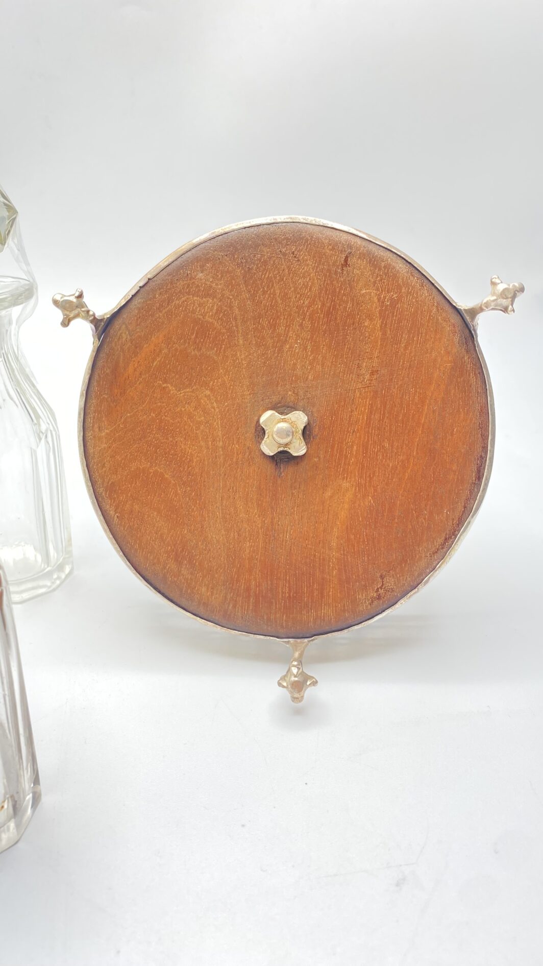 ANTICHISSIMA CRUETTE IN ARGENTO E CRISTALLO, BOLLI CITTA' DI LONDRA, 1757 - immagine 23