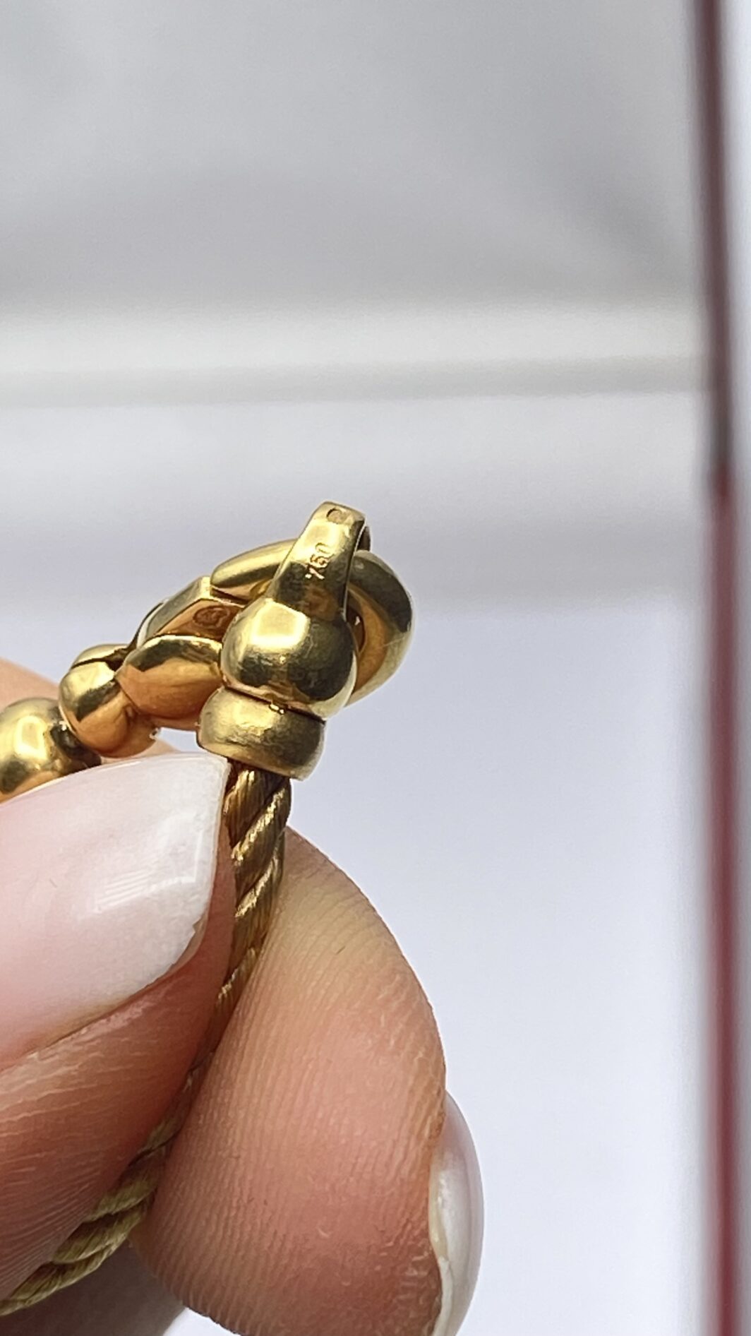 COLLIER CON CUORE DI BRILLANTI, TUTTO IN ORO 18 KT. OREFICERIA VINTAGE ANNI ‘80. - immagine 6