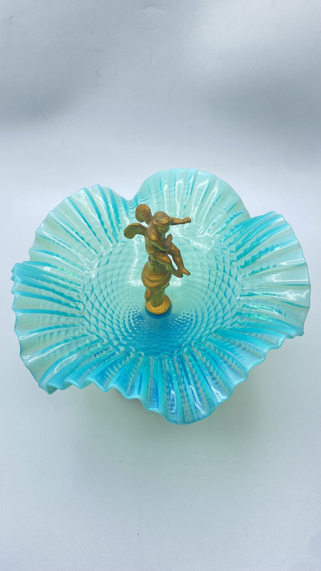 CENTROTAVOLA IN BRONZO DORATO E OPALINE. FRANCIA, SECONDA METÀ DEL XIX sec. - immagine 16
