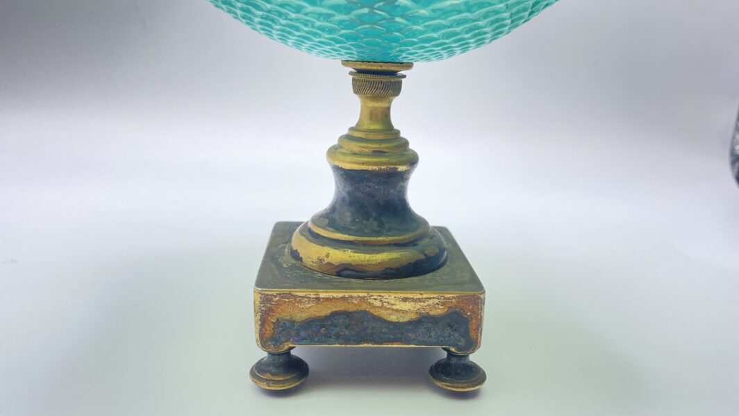 CENTROTAVOLA IN BRONZO DORATO E OPALINE. FRANCIA, SECONDA METÀ DEL XIX sec. - immagine 17