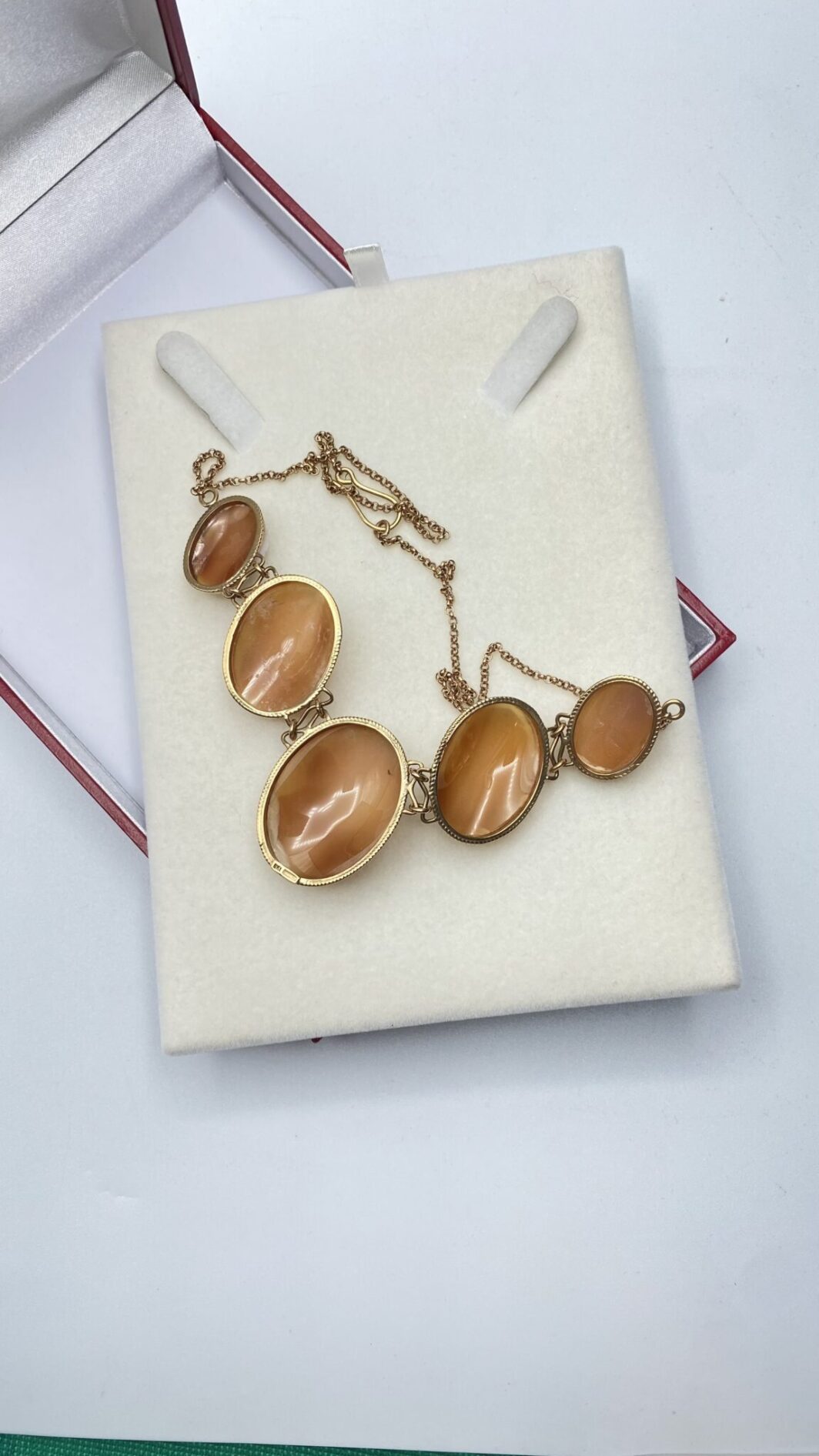 COLLIER LIBERTY IN ORO 9KT, CON CAMMEI. ITALIA, INIZI XX sec. - immagine 7