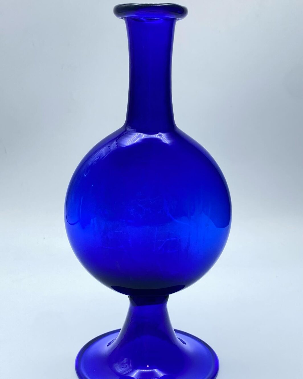 ERCOLE BAROVIER. VASO BLU COBALTO. MURANO ANNI ‘50. - immagine 3