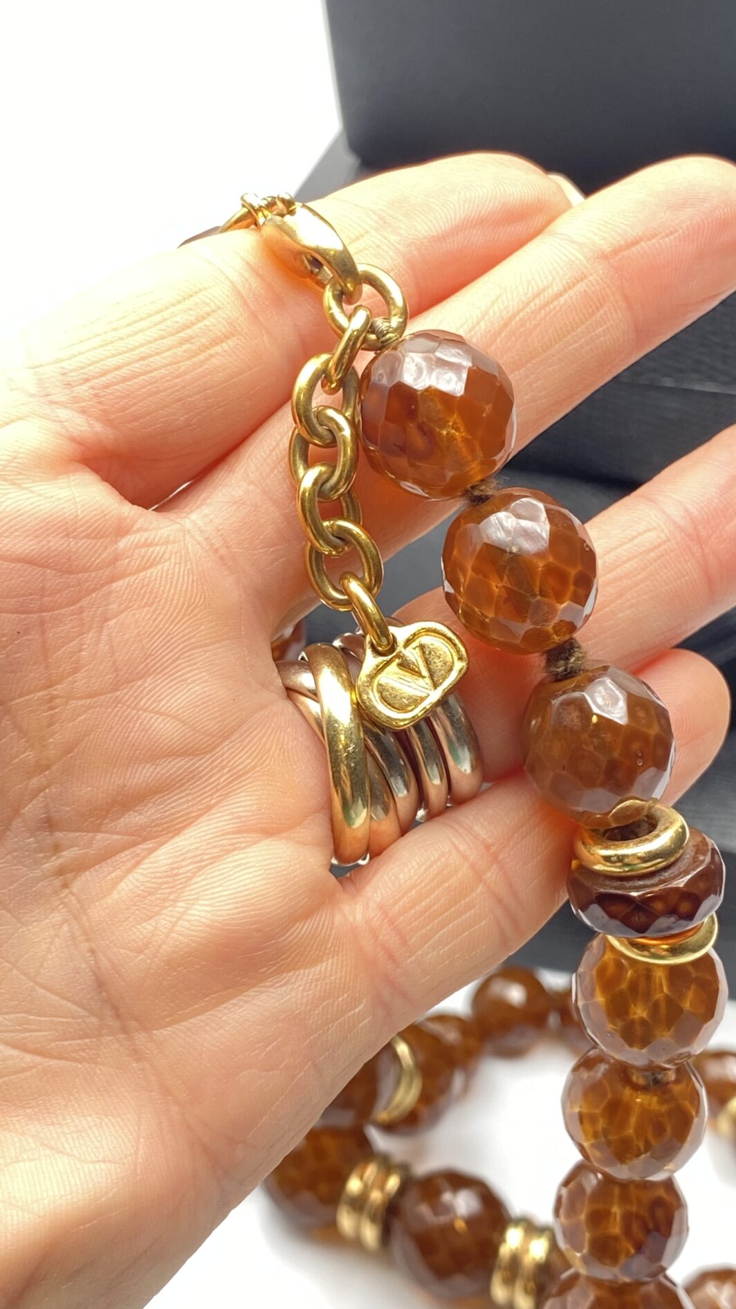 VALENTINO GARAVANI. COLLIER VINTAGE ANNI ‘80. - immagine 9