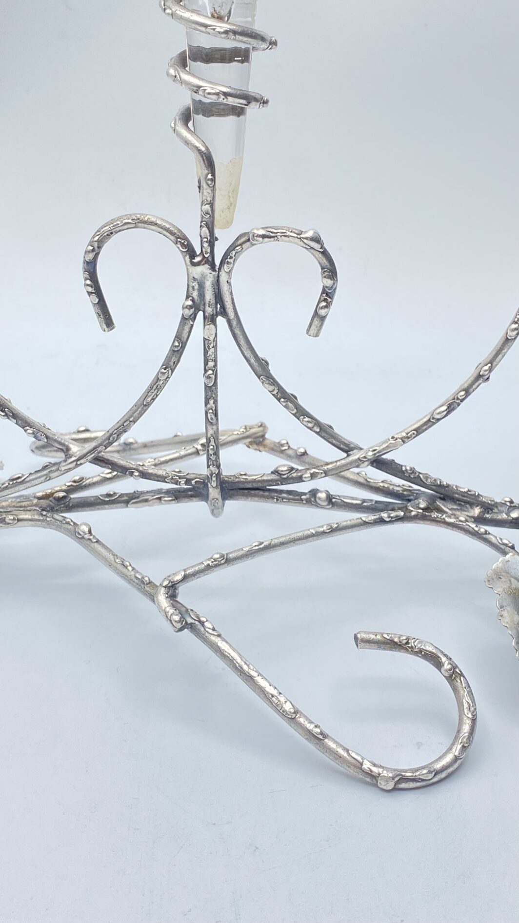 EPERGNE IN SHEFFIELD E CRISTALLO. EPOCA VITTORIANA, XIX sec. - immagine 26