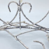 RAFFINATA EPERGNE IN SHEFFIELD E CRISTALLO. EPOCA VITTORIANA, XIX sec. - immagine 27