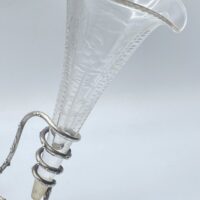RAFFINATA EPERGNE IN SHEFFIELD E CRISTALLO. EPOCA VITTORIANA, XIX sec. - immagine 24