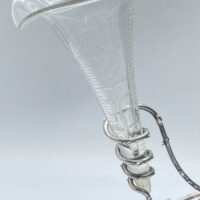 RAFFINATA EPERGNE IN SHEFFIELD E CRISTALLO. EPOCA VITTORIANA, XIX sec. - immagine 23