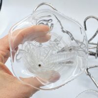 RAFFINATA EPERGNE IN SHEFFIELD E CRISTALLO. EPOCA VITTORIANA, XIX sec. - immagine 9