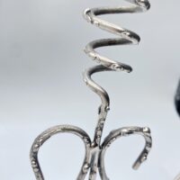 RAFFINATA EPERGNE IN SHEFFIELD E CRISTALLO. EPOCA VITTORIANA, XIX sec. - immagine 7