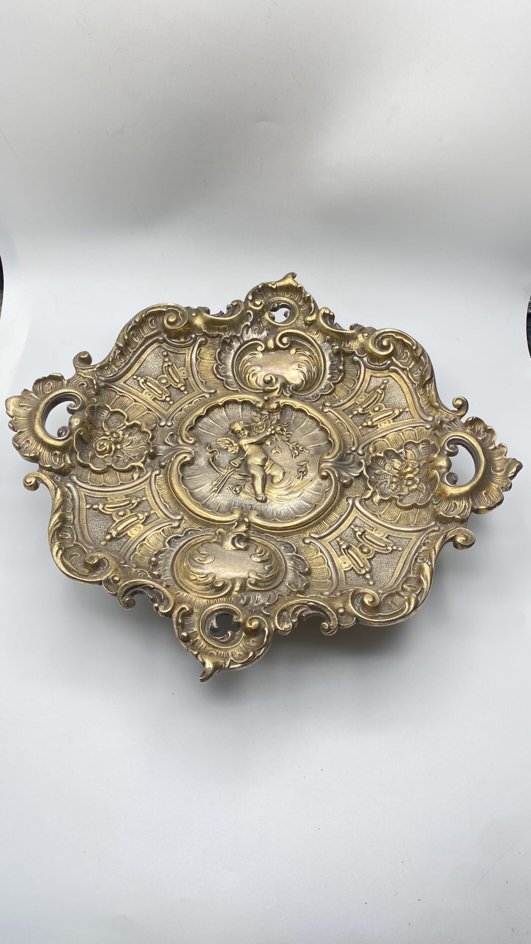 CENTROTAVOLA IN BRONZO. FRANCIA, FINE XIX sec. - immagine 2