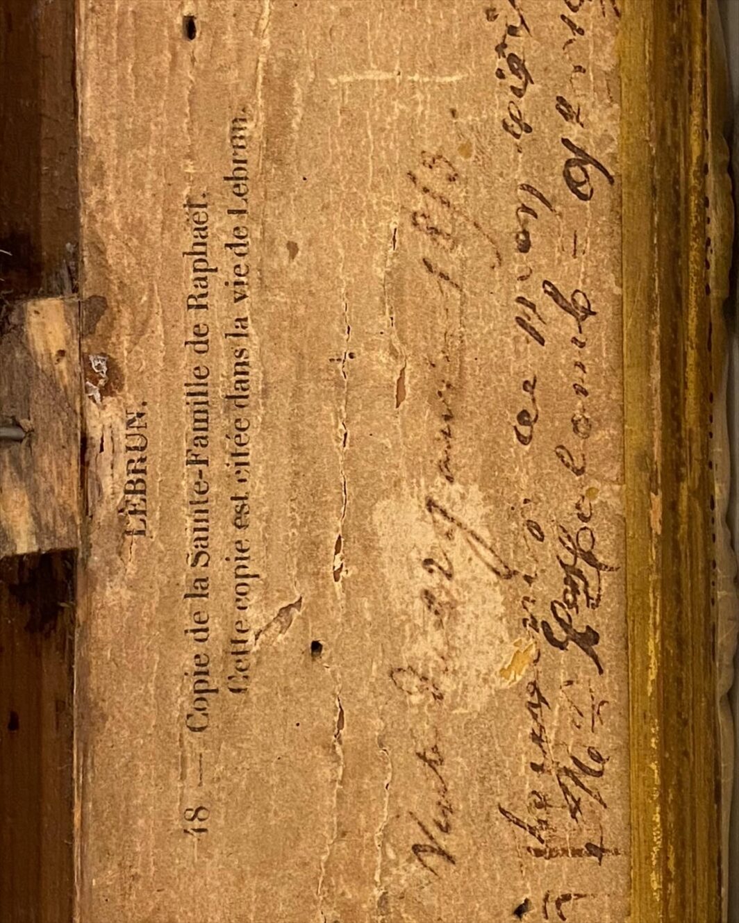 SCUOLA DI RAFFAELLO. “LA SACRA FAMIGLIA”, ANNO 1802. - immagine 8