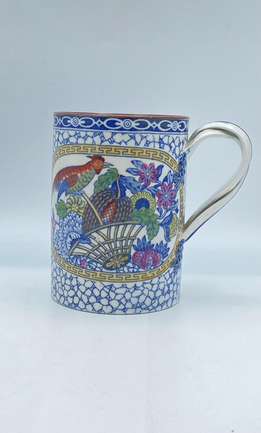 WILLIAM ADAM. TAZZA IN PORCELLANA. INGHILTERRA, ANNI ‘20.