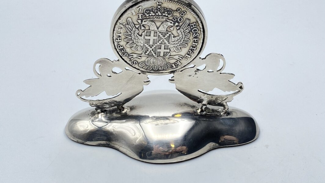 FERMACARTE IN ARGENTO CON CROCE DI MALTA. PRIMA METÀ DEL XIX sec. - immagine 8