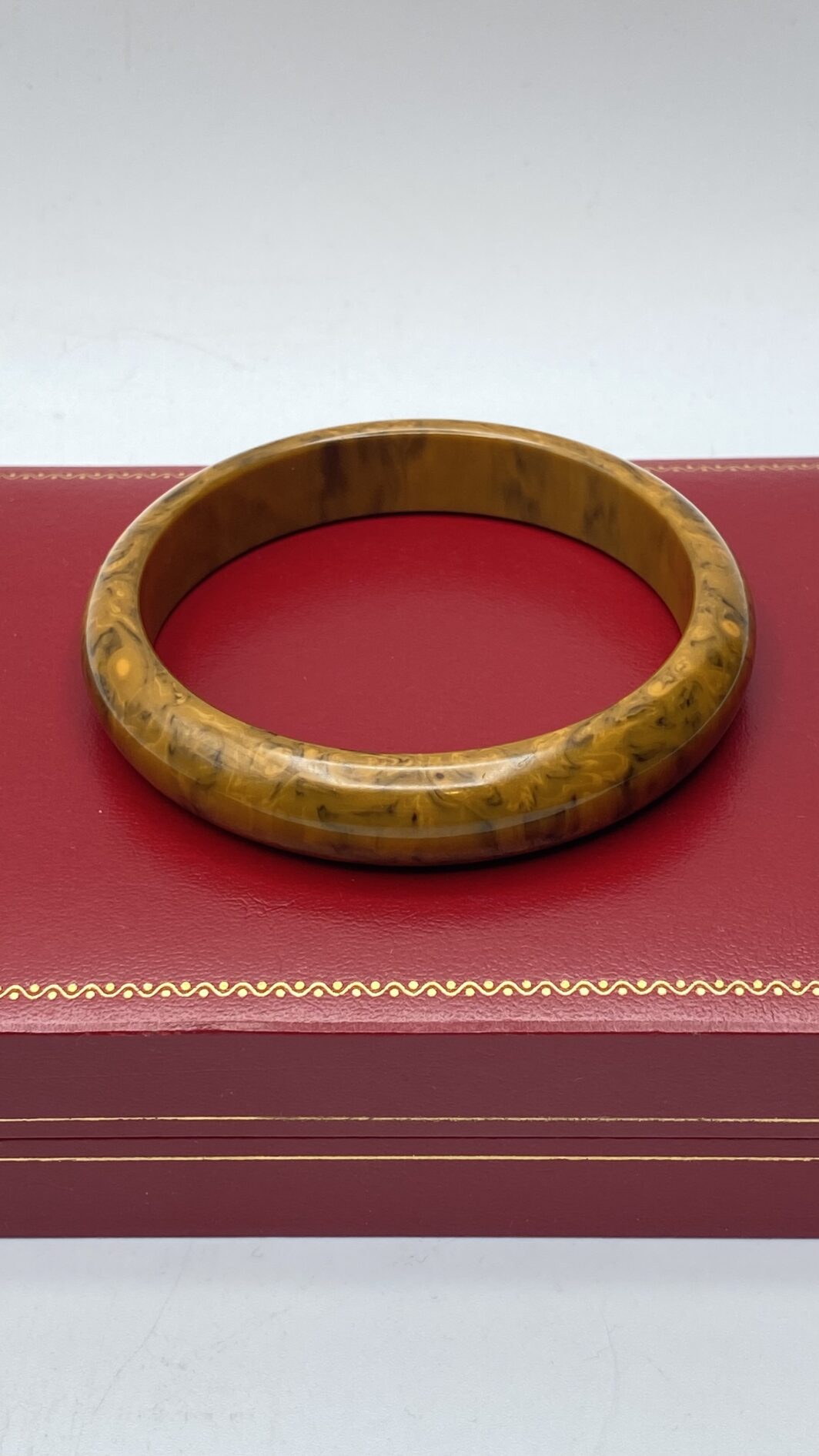 BRACCIALE IN BACHELITE MARMORIZZATA. VINTAGE ANNI ‘30. - immagine 5