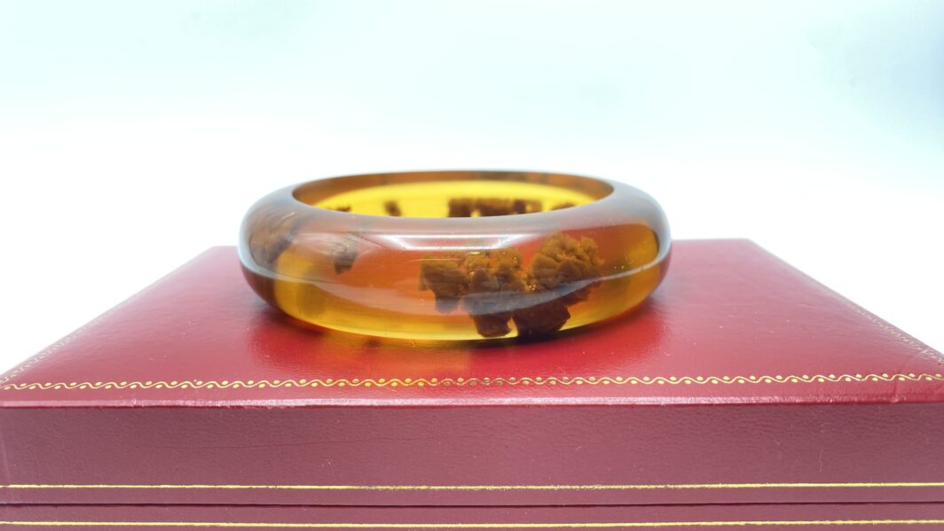 BRACCIALE IN BACHELITE EFFETTO AMBRA. VINTAGE ANNI ‘30 - immagine 2