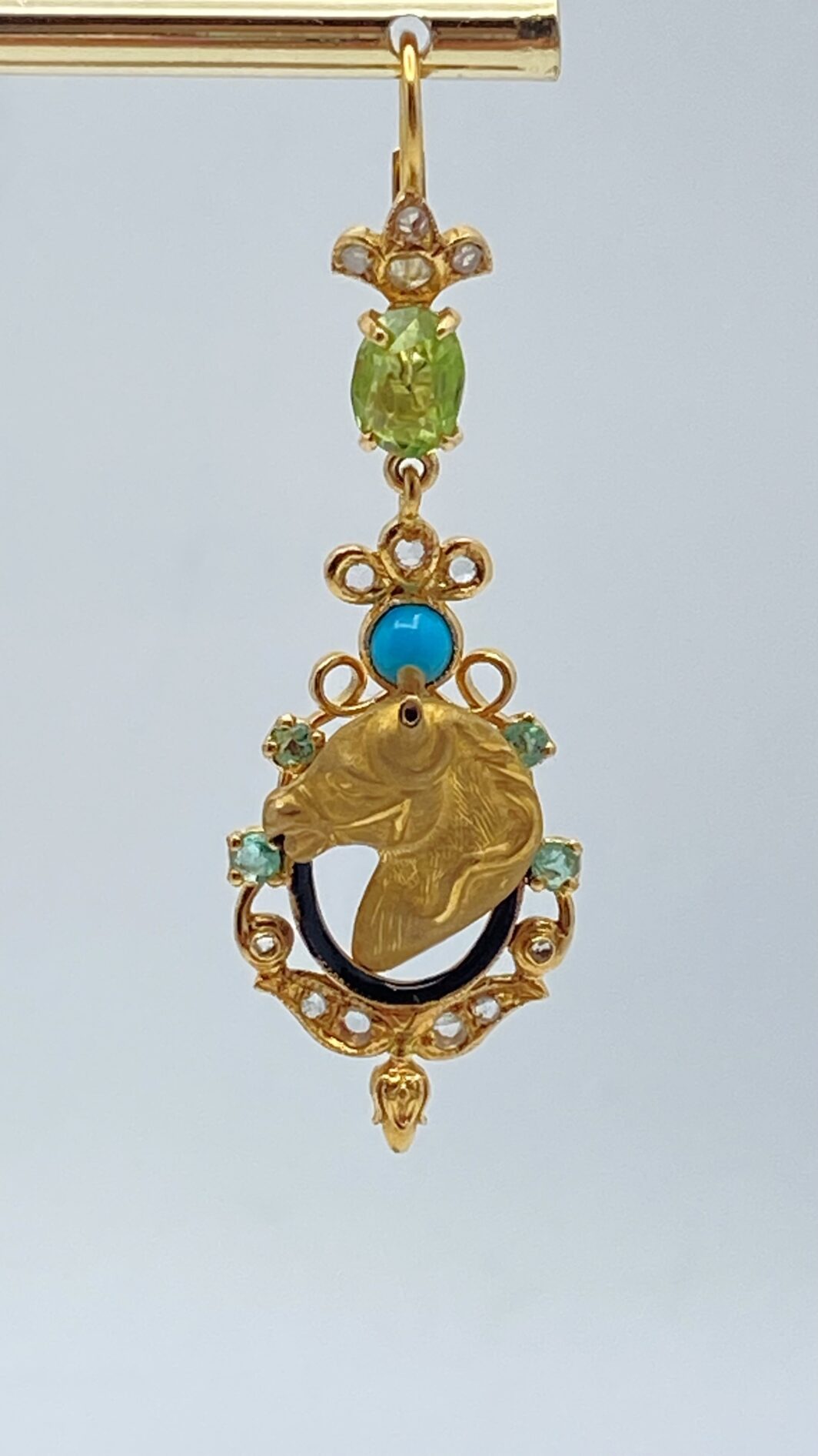 ORECCHINI BORBONICI IN ORO. ITALIA, FINE XIX sec. - immagine 4