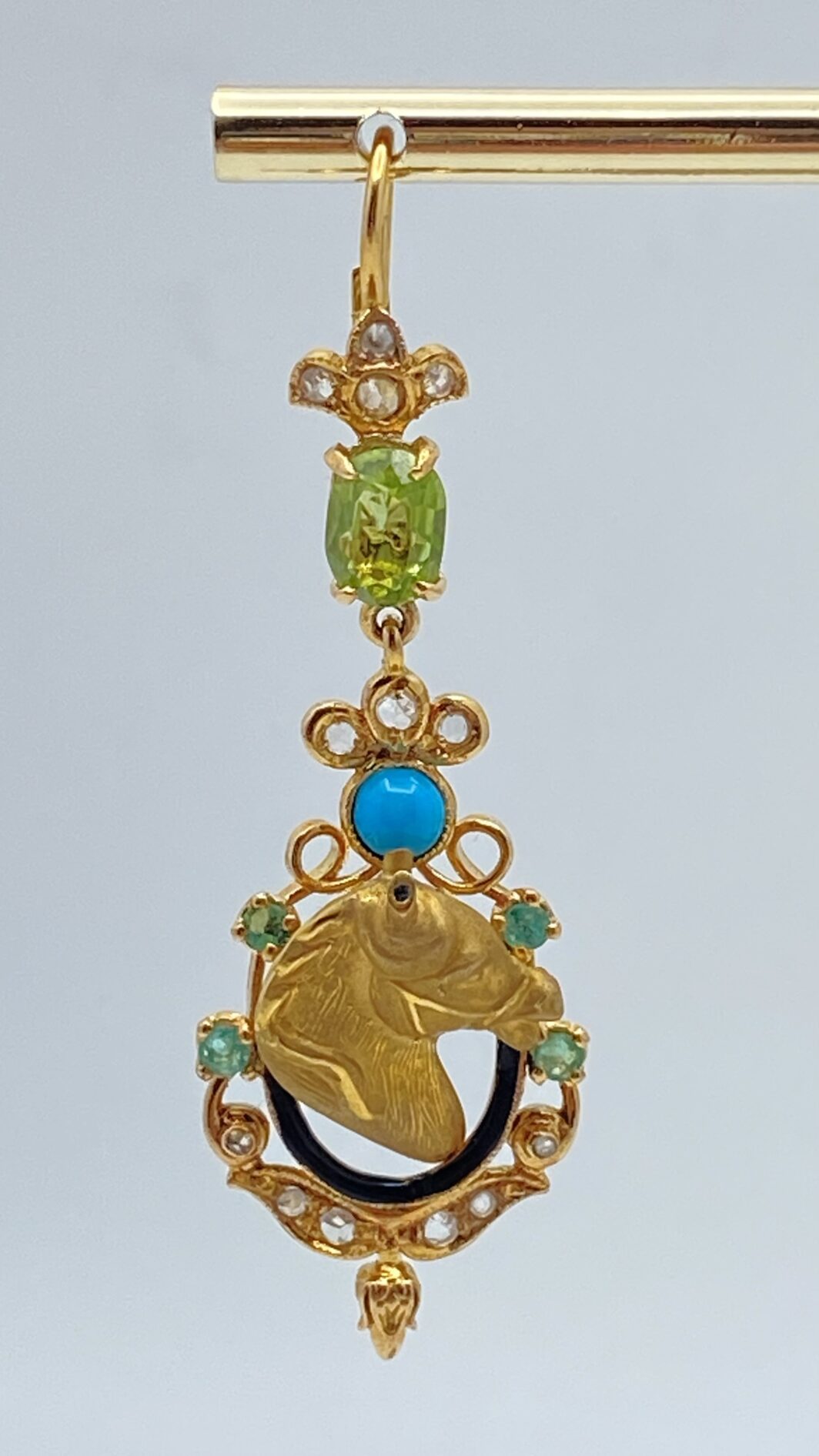 ORECCHINI BORBONICI IN ORO. ITALIA, FINE XIX sec. - immagine 9