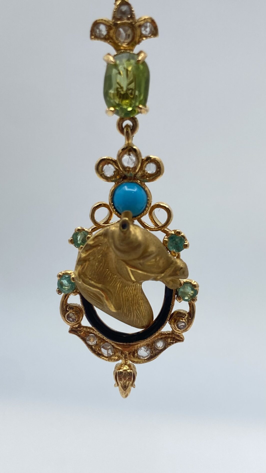 ORECCHINI BORBONICI IN ORO. ITALIA, FINE XIX sec. - immagine 5