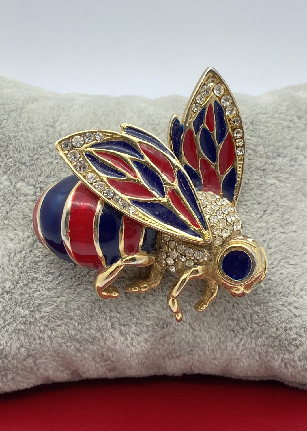 CASCIO BIJOUX. SPILLA CON APE. BIGIOTTERIA ANNI ‘50.