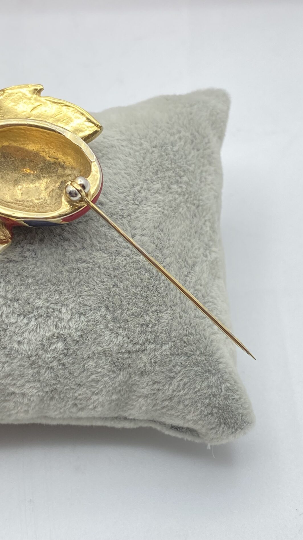 CASCIO BIJOUX. SPILLA CON APE. BIGIOTTERIA ANNI ‘50. - immagine 3