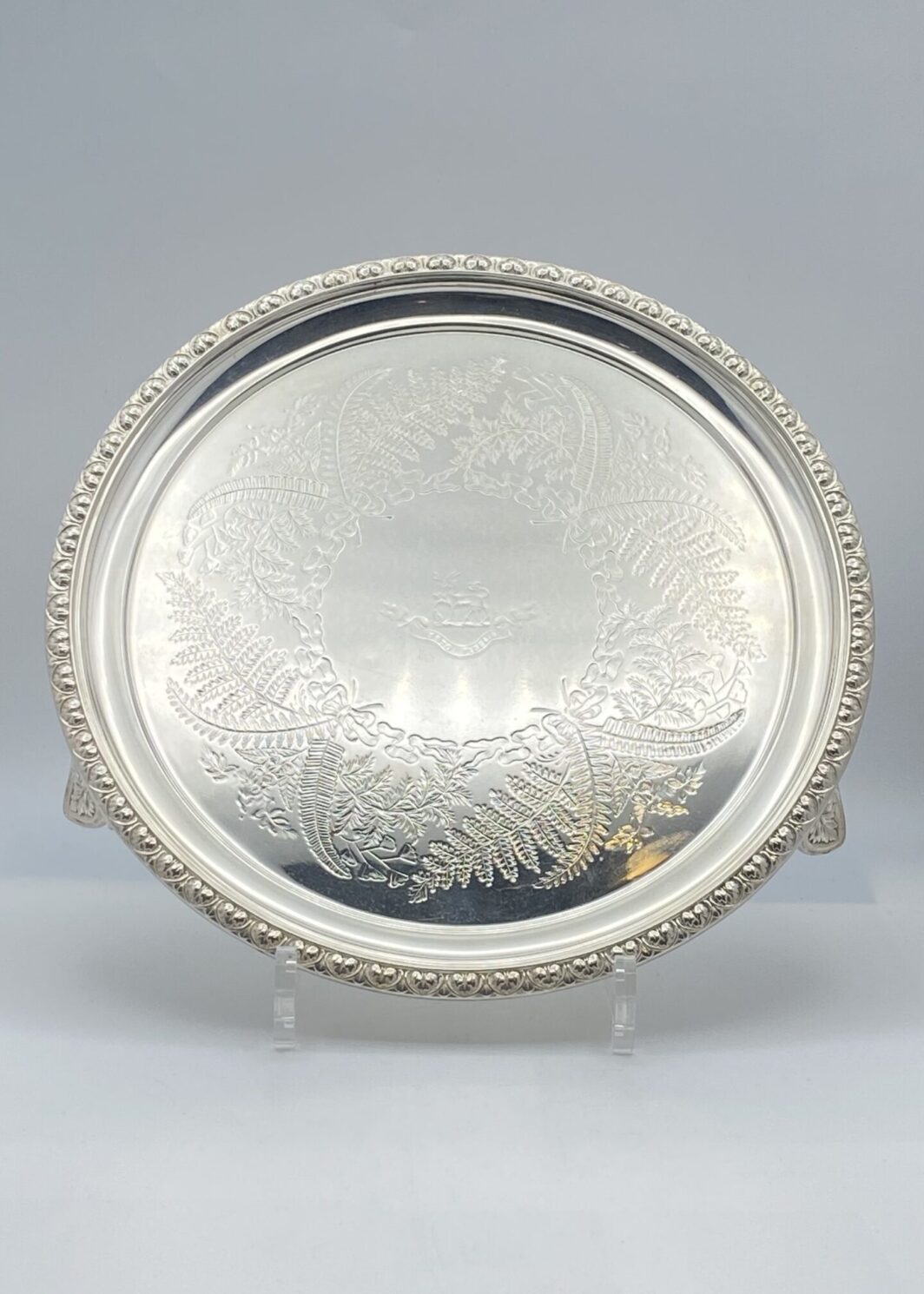 ELKINGTON & co. SALVER IN SHEFFIELD. CITTÀ DI BIRMIGHAM 1840/1897