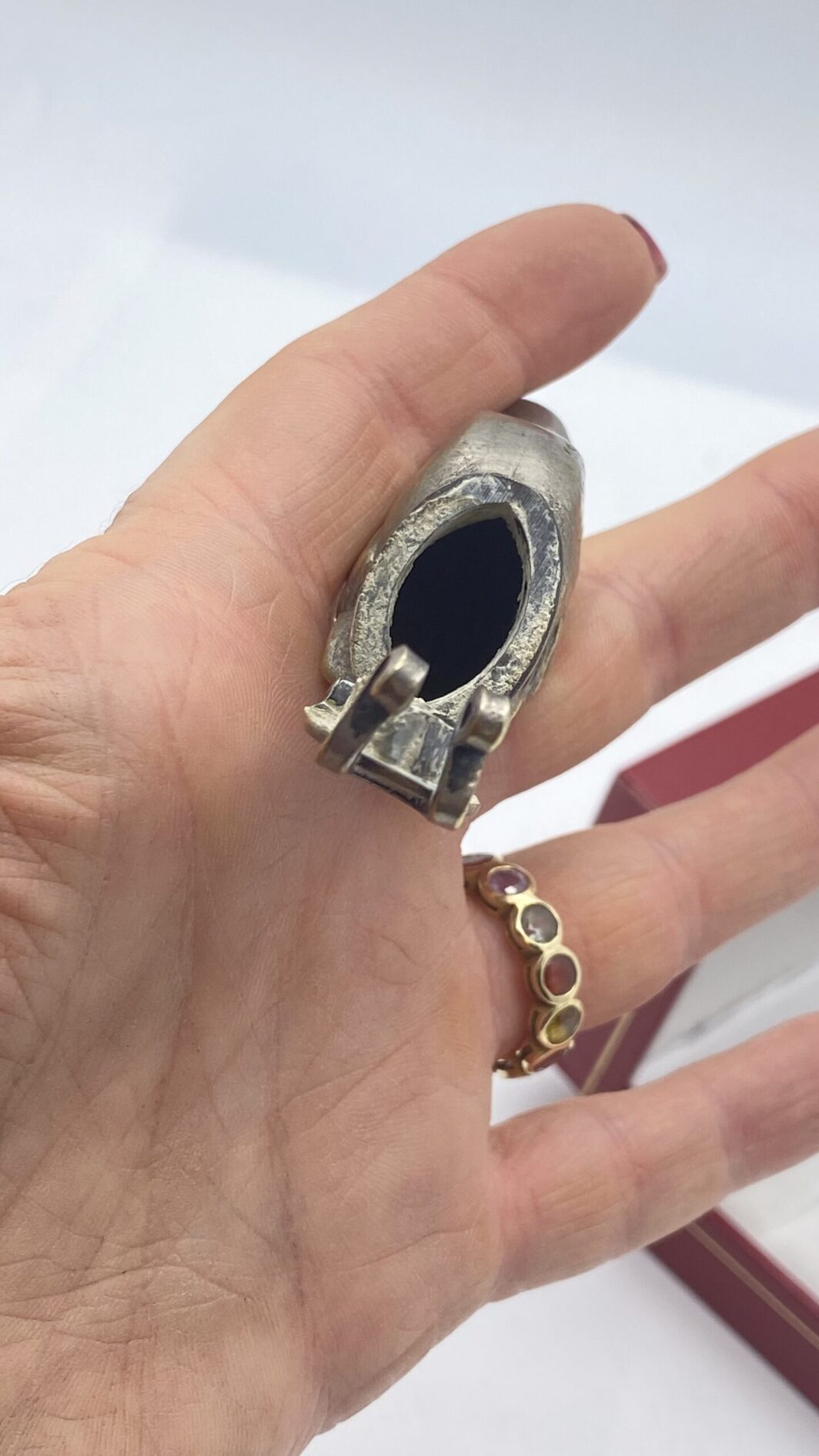 VESTA. ARGENTO SU OTTONE. FINE XIX, INIZI XX sec. - immagine 6