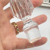 BERNDORF METALWARE FACTORY ARTHUR KRUPP. CRISTALLO DI BOEMIA E SHEFFIELD. CRUET FINE XIX sec. - immagine 9