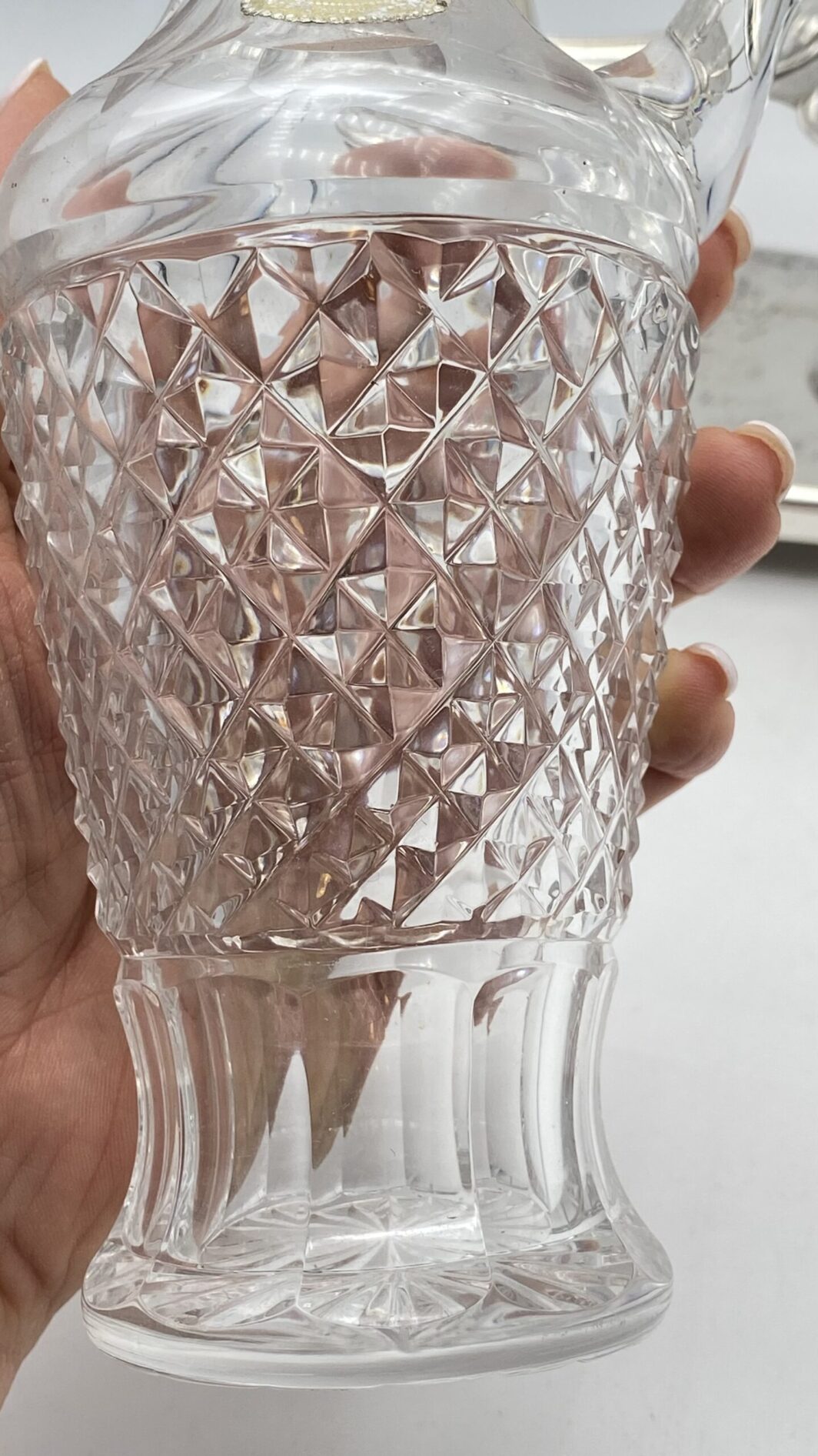 BERNDORF METALWARE FACTORY ARTHUR KRUPP. CRISTALLO DI BOEMIA E SHEFFIELD. CRUET FINE XIX sec. - immagine 14