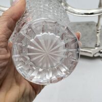 BERNDORF METALWARE FACTORY ARTHUR KRUPP. CRISTALLO DI BOEMIA E SHEFFIELD. CRUET FINE XIX sec. - immagine 18