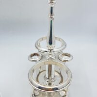 BERNDORF METALWARE FACTORY ARTHUR KRUPP. CRISTALLO DI BOEMIA E SHEFFIELD. CRUET FINE XIX sec. - immagine 22